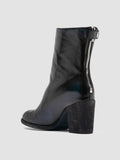 DELICE 002 - Black Leather Zip Boots - thumb image 4,side view