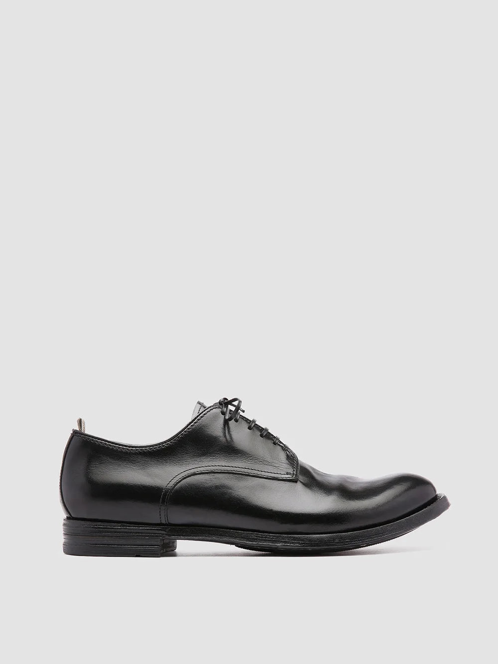 ANATOMIA 012 - Black Leather Derby Shoes - image 1,side view