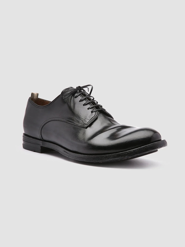 Men's Black Leather Derby Shoes: ANATOMIA 012 Officine Creative - 3