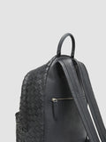 ARMOR 04 - Navy Leather Backpack - thumb image 7,side view