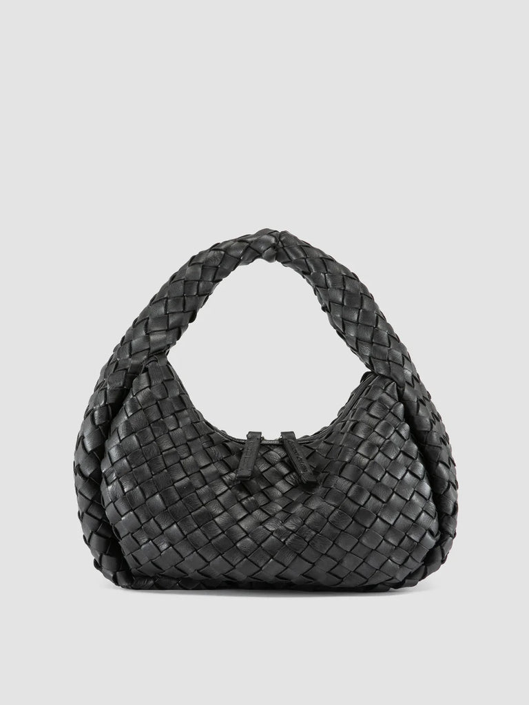 BOLINA 144 - Black Leather Handle Bag