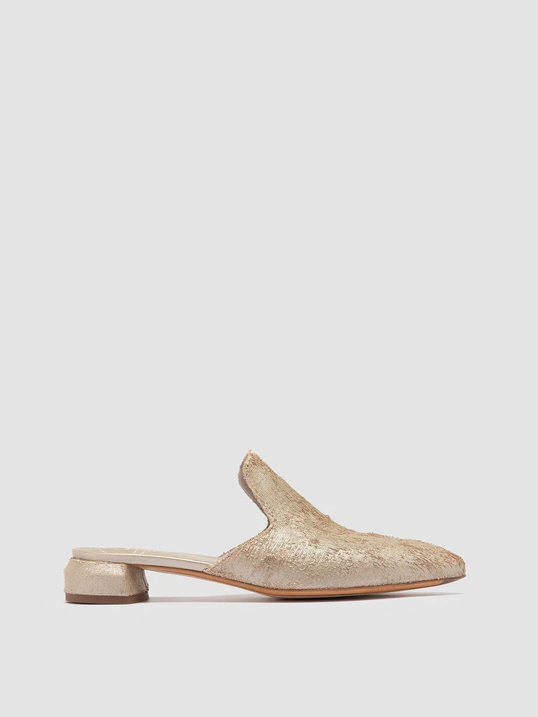 SAGE 106 - Beige Leather Mule