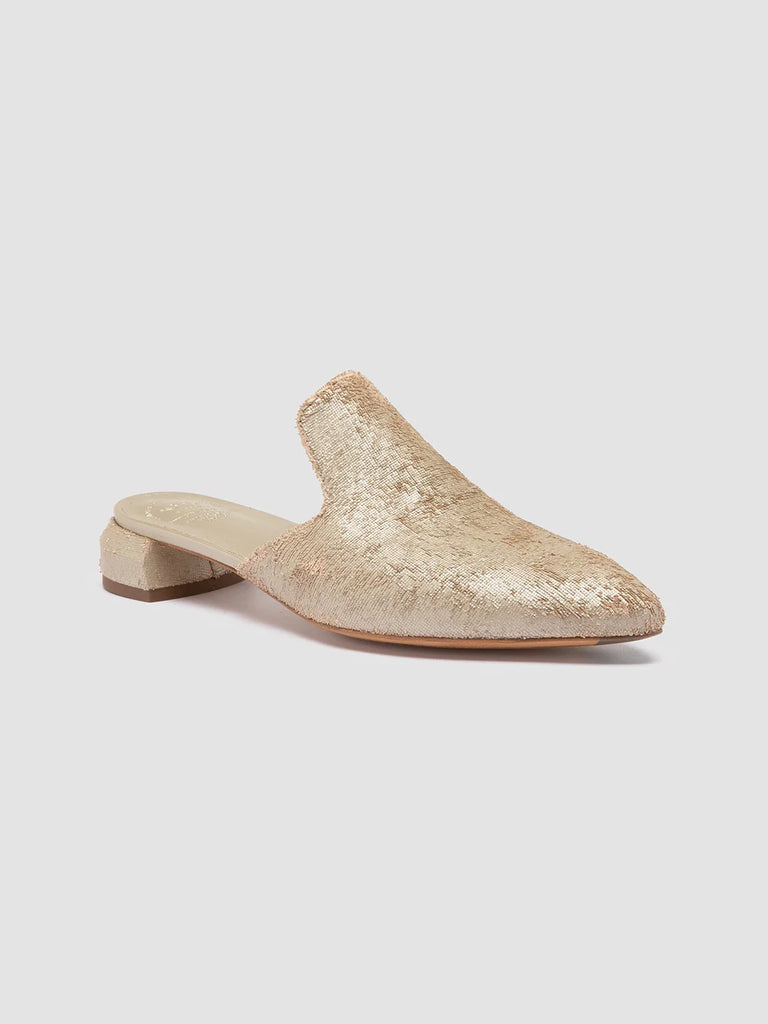 Womens Ivory Leather T-Bar Shoes - SAGE 103 Officine Creative - 3