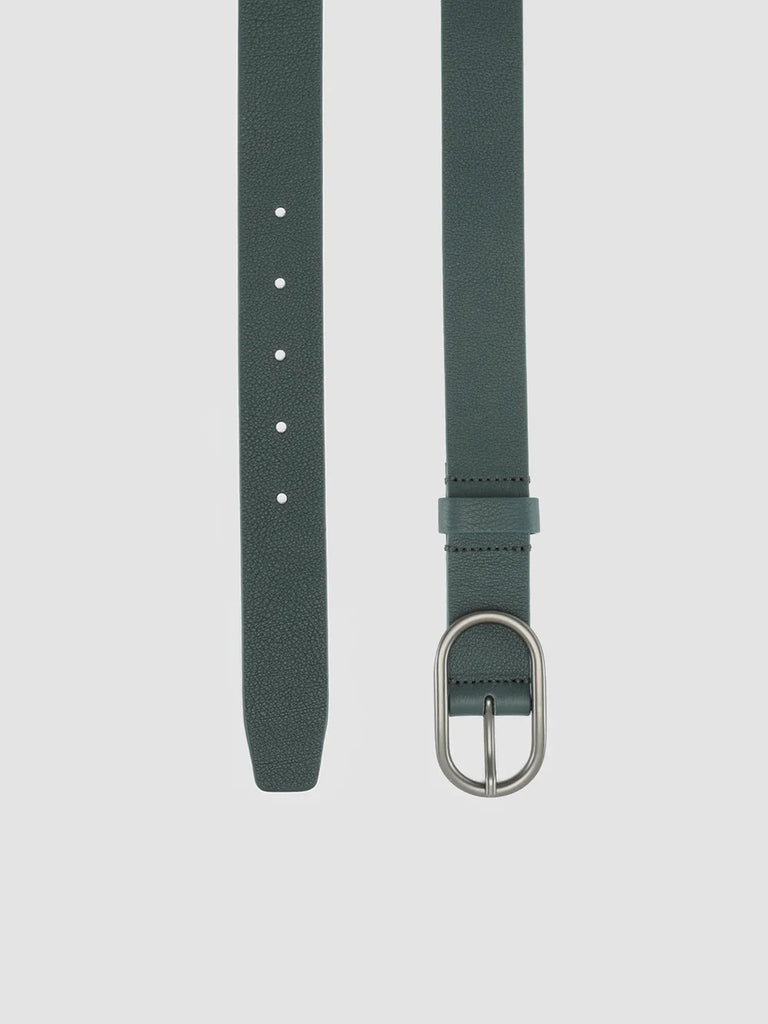 Men's Green Leather Belt: OC STRIP 047 Officine Creative - 2