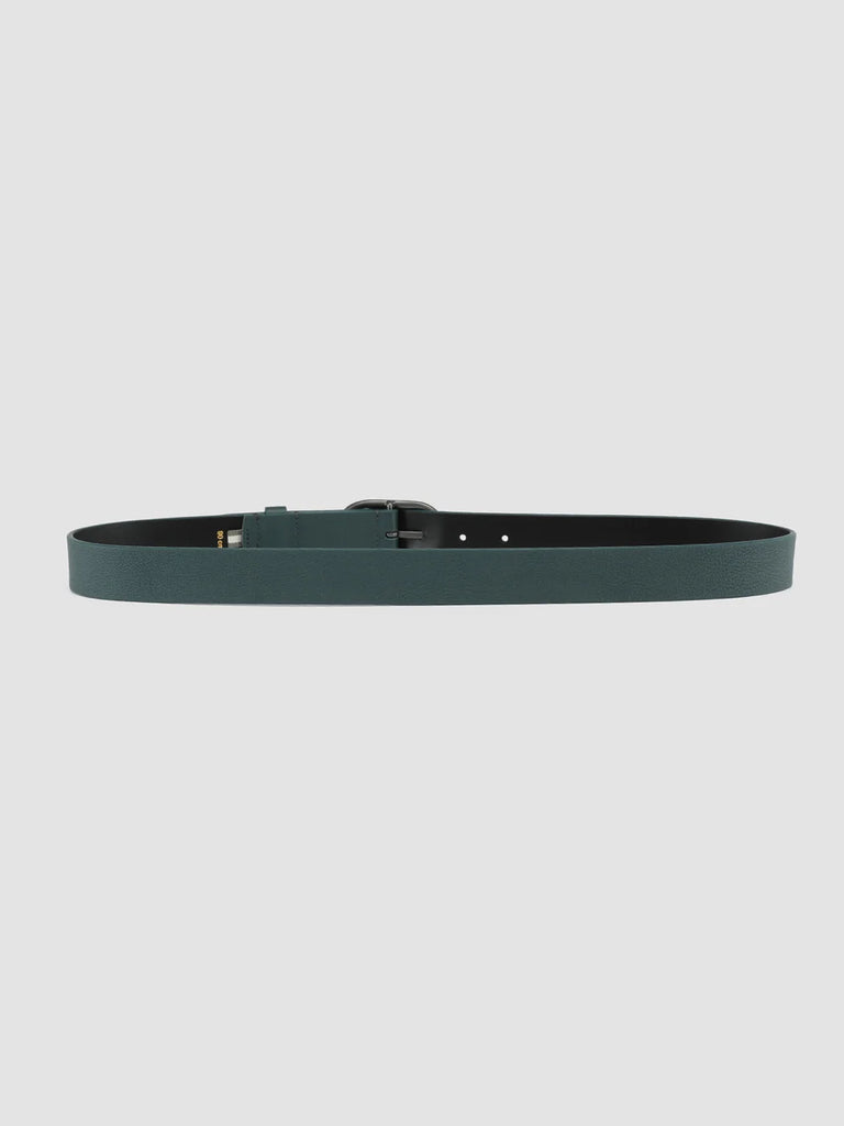 Men's Green Leather Belt: OC STRIP 047 Officine Creative - 3