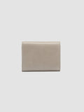 POCHE 10 -  Grey Nappa Leather Trifold Wallet - thumb image 3,side view