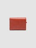 POCHE 10 - Red Nappa Leather Trifold Wallet - thumb image 3,side view