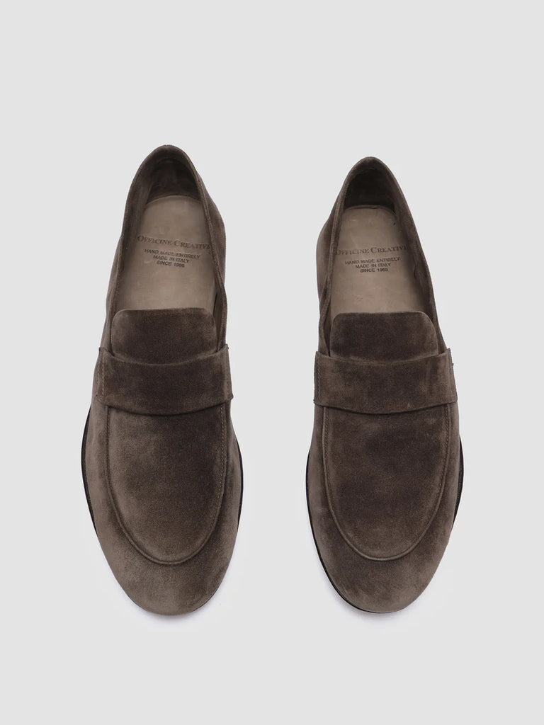 Men's Brown Suede Loafers: AIRTO 001 Officine Creative - 2