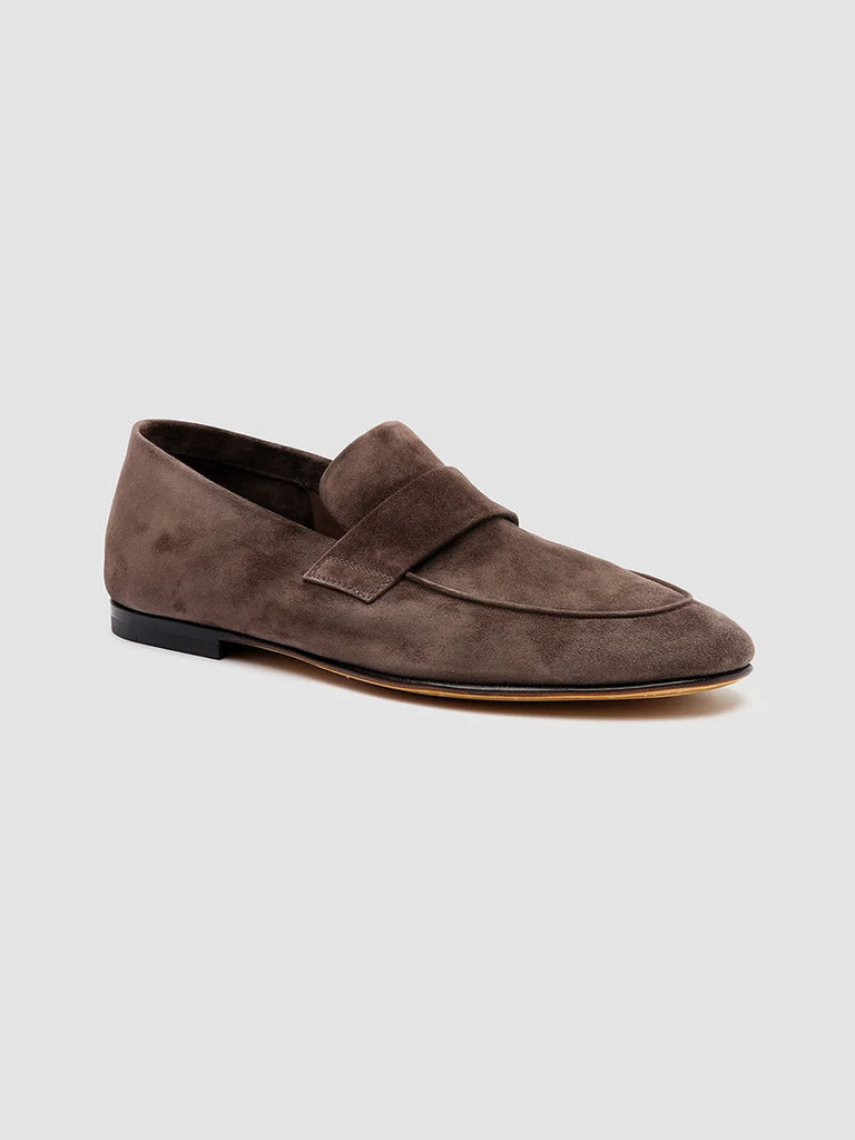 Men's Brown Suede Loafers: AIRTO 001 Officine Creative - 3
