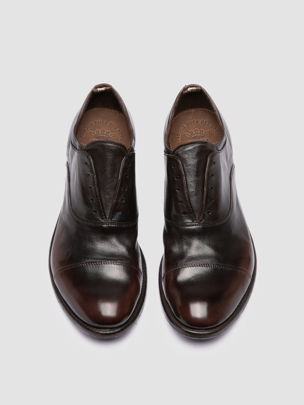 ARC 501 - Brown Leather Oxford Shoes - image 2,side view