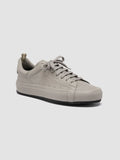 PRIMARY 101 - Taupe Leather Sneakers - thumb image 3,side view