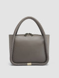 CABALA 107 - Grey Leather Bag - thumb image 1,side view