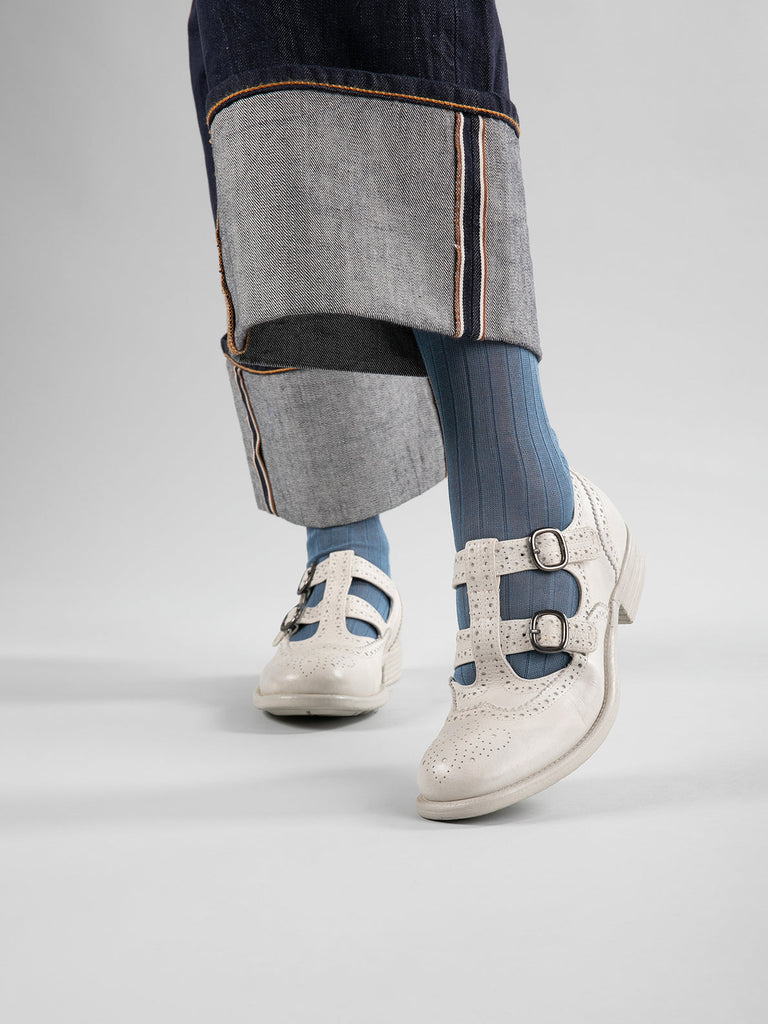 CALIXTE 056 - Black Leather Maryjane Loafers Women Officine Creative - 1