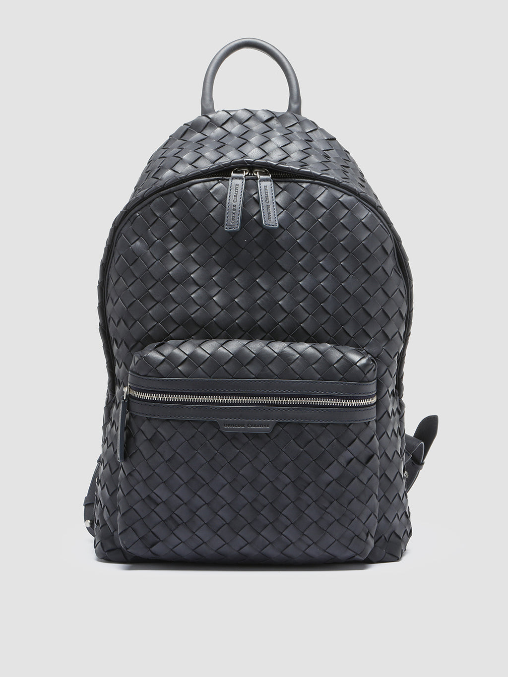 ARMOR 04 - Navy Leather Backpack - image 1,side view