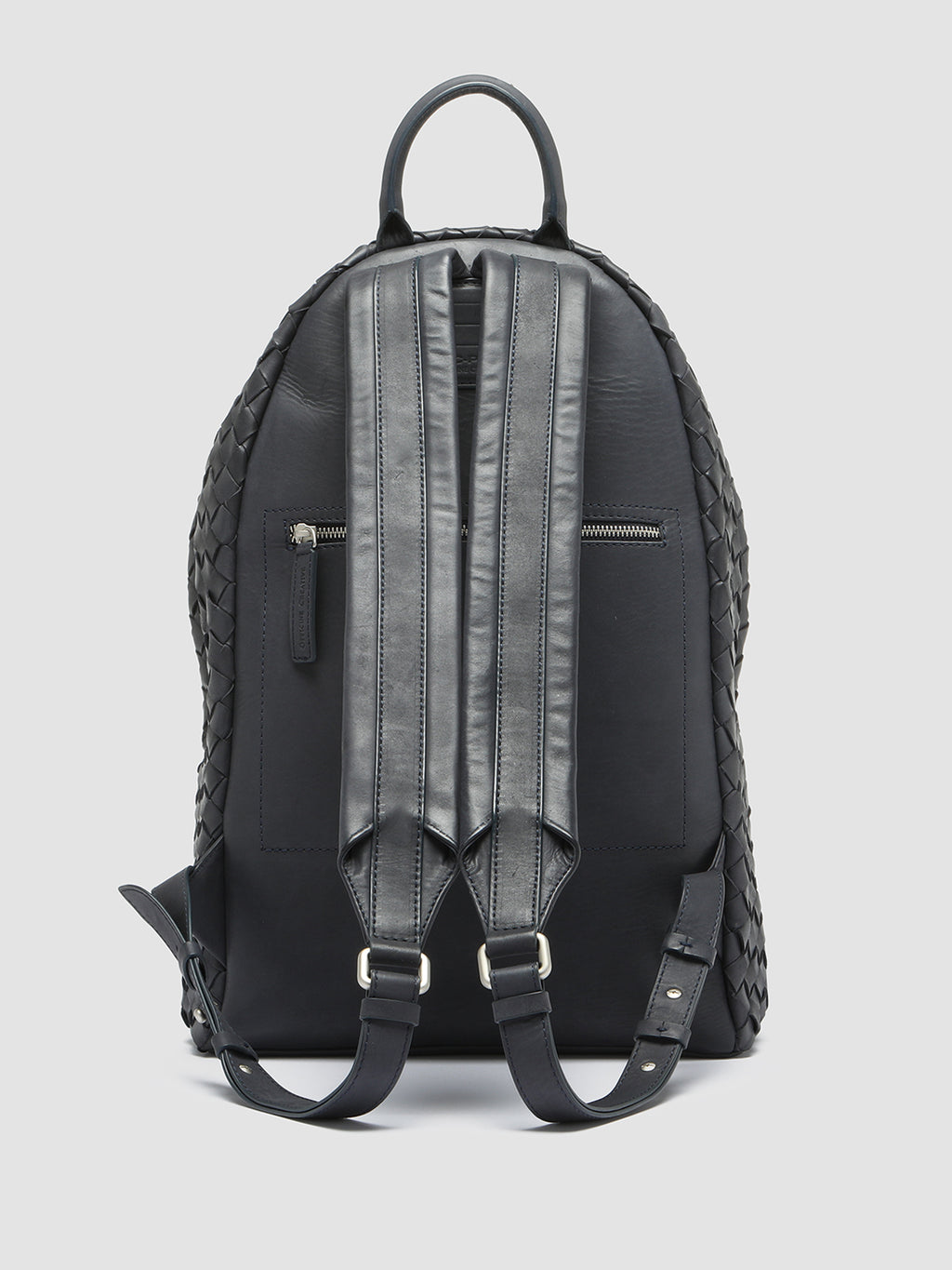 ARMOR 04 - Navy Leather Backpack - image 4,side view