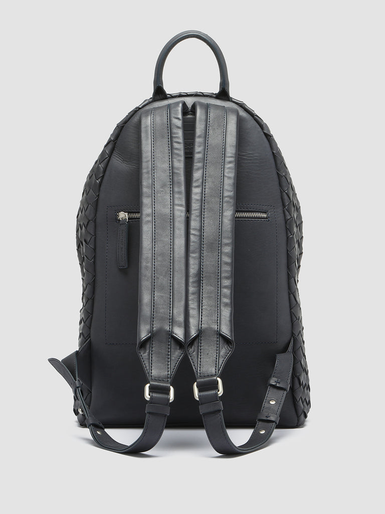 ARMOR 04 - Navy Leather Backpack